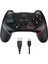 Anahtar Pro Gamepad Anahtar Konsolu ile Uyumlu 6 Eksen Saplı Kablosuz Bt Gamepad Oyun Joystick Denetleyicisi Sol Mavi (Yurt Dışından) 1