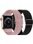 Apple Watch Kordonları 42/44/45MM ile Uyumlu Saat Kordonları, Iwatch Serisi 7/6/5/4/3/2/1 Se Için Esnek Naylon Solo Döngü Bandı, Kadın Erkek Için Ayarlanabilir 2'li Paket Elastik Kayış (Yurt Dışından) 1