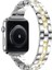 Elmas Set Metal Saat Kayışı Iwatch Se Serisi 6/5/4 Kayışla Uyumlu --- Gümüş Altın (38MM) (Yurt Dışından) 1