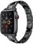 Apple Watch Band ile Uyumlu Bling Elmas Taklidi Yedek Metal Kayış --- Siyah (38/40/41MM) (Yurt Dışından) 3