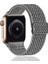Apple Için Uygun Dalga Desenli Kayış Ayarlanabilir Naylon Örgülü Kayış Iwatch7 Gün Tokalı Saat Kayışı 38MM 40MM 41MM (Yurt Dışından) 1