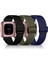 Akıllı Saat Elastik Naylon Solo Bant, Fitbit Versa / Fitbit Versa 2 Bantla Uyumlu, Yumuşak Naylon Dokuma Ayarlanabilir Spor Saat Bandı, Kadın ve Erkek Bileklik (Siyah/mavi/yeşil) (Yurt Dışından) 1