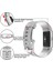 Akıllı Saat, Fitbit Charge 2 ile Uyumlu Bileklik Değiştirme Kayışı, Klasik ve Özel Ayarlanabilir Spor Bileklikler(Metal-Gümüş-L) (Yurt Dışından) 2