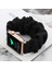 Apple Watch Band 38MM 40MM 41MM ile Uyumlu Bant Için, Scrunchie Elastik Bileklik Yedek Kayış Iwatch Serisi ile Uyumlu 7 6 5 4 3 2 1 Se Kadınlar Için (Siyah) (Yurt Dışından) 2