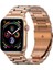 Apple Watch Band 42MM 44MM 45MM ile Uyumlu, Iwatch Se Serisi 7/6/5/4/3/2/1 Için Iş Amaçlı Paslanmaz Çelik Metal Bileklik (Gül Altın, 42MM/44MM/45MM) (Yurt Dışından) 1
