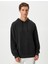 Basic Hoodie Rahat Kesim Uzun Kollu 3