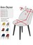 Likralı Pitikare Desen Retro Oval Sandalye Kılıfı. Süngerli, Küçük Oval Sandalye Örtüsü. 1 Adet gri oval sandalye örtüsü , bambu lıkralı kalın ve esnek kumaştır 3