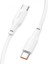 Hc Series 2mt 60W Type-C To Type-C Süper Hızlı Şarj ve Data Kablosu, Kopmaz Silikon Kablo, Akım ve Isı Korumalı 1