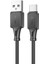 Hc Series 1mt 3A Süper Hızlı USB To Type-C Şarj ve Data Kablosu, Kopmaz Silikon Kablo, Akım ve Isı Korumalı 1