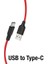 Hc Series 1mt 3A Süper Hızlı USB To Type-C Şarj ve Data Kablosu, Kopmaz Silikon Kablo, Akım ve Isı Korumalı 5