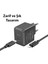 Hc Seri 30W 1x Type-C Şarj Başlığı ve 1mt iPhone Lightning Kablolu Süper Hızlı Şarj Adaptör Seti, Isı ve Akım Korumalı Akıllı Şarj Başlığı 5