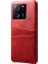 Xiaomi 13T Pro Smartphone Kapağı Çift Kart Yuvaları Pu Deri Kaplamalı Pc Koruyucu Kılıf (Yurt Dışından) 1