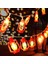 20 LED Kırmızı Fener Dize Işıkları Mini Gazyağı Lambası Kapalı Açık Veranda Bahçe Tatil Evi Ramazan Düğün Parti Noel Ağacı Yeni Yıl Süslemeleri (Sıcak Beyaz Işık) (Yurt Dışından) 2