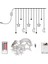 120 LED Perde Işıkları, 11.5ft Ay Yıldızlı Pencere Peri Dize Işıkları, Kapalı Çocuk Yatak Odası, Veranda, Ön Sundurma, Kamp, Misafir Odası Dekorasyonu Için USB ve Pille Ç (Yurt Dışından) 3