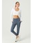 x Melodi Beyaz Pamuklu Fitilli Crop Spor Bluz Long Sleeve 2