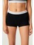 Los Ojos X Melodi Siyah Pamuklu Fitilli Boxer Külot Waistband Boyshort 1