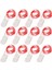 Peri Işıkları 12 Paket Pille Çalışan Dize Işıklar 7ft 20LED Noel Işıkları Gümüş Tel Mason Kavanoz Işıkları Düğün Doğum Günü Partisi Töreni Için Noel Şükran Günü Dekorasyo (Yurt Dışından) 1