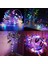 2 x Peri Işıkları Pille Çalışan, Gümüş Tel Zincirler 8 Mod 5m 50 LED Zamanlayıcı Dize Işıklar Yatak Odası Için Uzaktan Kumandalı Noel Partisi Düğün Dekorasyonu (Çok Renkl (Yurt Dışından) 4