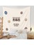 Bohem Goblen Estetik Sanat Ev Arka Plan Kumaş Süsleme Hediye Mandala Goblen Oturma Odası Yatak Odası Süsleme (ZJ827-7, 29 x 38 Inç) (Yurt Dışından) 2