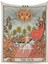 Bohem Goblen Estetik Sanat Ev Arka Plan Kumaş Süsleme Hediye Tarot Goblen Oturma Odası Yatak Odası Süsleme (QY414-3, 39 x 59 Inç) (Yurt Dışından) 1