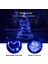 Peri Işıkları Pille Çalışan, 5 Paket 7 Ft 20 Zamanlayıcılı LED Dize Işıklar, Su Geçirmez Gümüş Tel Yatak Odası Için Peri Işıkları Noel Ev Partisi Düğün Süslemeleri, Mavi (Yurt Dışından) 4