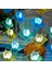 Deniz Yaşamı Dekor Okyanus Balığı Manta Ray Dize Işıklar Kapalı Açık Hava Deniz Teması Okyanus Plaj Dekoratif Işıklar Sevimli Deniz Yaşamı Peri Işıkları 30LED 10FT Yatak (Yurt Dışından) 1