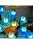 Deniz Yaşamı Dekor Okyanus Balığı Manta Ray Dize Işıklar Kapalı Açık Hava Deniz Teması Okyanus Plaj Dekoratif Işıklar Sevimli Deniz Yaşamı Peri Işıkları 30LED 10FT Yatak (Yurt Dışından) 2