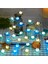 Deniz Yaşamı Dekor Okyanus Balığı Manta Ray Dize Işıklar Kapalı Açık Hava Deniz Teması Okyanus Plaj Dekoratif Işıklar Sevimli Deniz Yaşamı Peri Işıkları 30LED 10FT Yatak (Yurt Dışından) 3