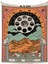Bohem Goblen Estetik Sanat Ev Arka Plan Kumaş Süsleme Hediye Tarot Goblen Oturma Odası Yatak Odası Süsleme (QY414-2, 71 x 91 Inç) (Yurt Dışından) 1