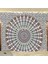 Hippi Bohem Psychedelic Altın Mavi Tavuskuşu Mandala Duvar Asılı Yatak Goblen (Çiçek Altın, Boyut: 70,9" x 90,6") (Yurt Dışından) 1
