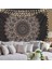 Siyah Mandala Goblen Duvar Asılı Psychedelic Duvar Goblen Estetik Hint Hippi Duvar Dekoru Bohem Duvar Sanatı Boho Ev Dekorasyonu Yatak Odası, Oturma Odası, Yurt - 51"x 59" (Yurt Dışından) 4