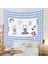 Bohem Goblen Estetik Sanat Ev Arka Plan Kumaş Süsleme Hediye Mandala Goblen Bebek Odası Süsleme Için (ZJ827-12, 39 x 59 Inç) (Yurt Dışından) 2