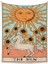 Bohem Goblen Estetik Sanat Ev Arka Plan Kumaş Süsleme Hediye Tarot Goblen Oturma Odası Yatak Odası Süsleme (QY413-1, 29 x 38 Inç) (Yurt Dışından) 1