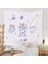 Bohem Goblen Estetik Sanat Ev Arka Plan Kumaş Süsleme Hediye Mandala Goblen Bebek Odası Süsleme Için (ZJ827-11, 39 x 59 Inç) (Yurt Dışından) 2