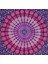 Hippi Bohem Psychedelic Altın Mavi Tavuskuşu Mandala Duvar Asılı Yatak Goblen (Mor Pembe, Boyut: 59,1" x 78,7") (Yurt Dışından) 3