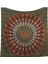 Hippi Bohem Psychedelic Altın Mavi Tavuskuşu Mandala Duvar Asılı Yatak Goblen (Altın Yeşil, Boyut: 70,9" x 90,6") (Yurt Dışından) 4