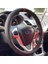 Ford Focus Araç Kırmızı Yüzüklü Noktalı Nubuk Deri Direksiyon Kılıfı 1