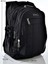 2227 Siyah Okul Çantası - Günlük Spor Seyahat Sırt Çantası 3