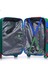 Trolley 60 cm Yeşil Unisex Valiz 4