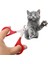 Kırmızı Evcil Hayvan Tırnak Makası Kedi Ayak Pençe Makası Giyotin Pet Profesyonel Kedi Tırnak Temizleme Aracı Küçük Köpek (Yurt Dışından) 2