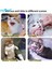 Kedi Ayak Koruyucu Anti-Isırık Kedi Namlu Yalama Önleyici Bakım Maskesi Nefes Alabilir Koruyucu Uzay Hood Kediler Kat Banyo Bakım Çantası Kedi Aksesuarları (Yurt Dışından) 3