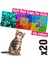 Sarı S Kediler Için 20'li Yumuşak Tırnak Kapakları + 1x Yapıştırıcı Tutkal + 1x Aplikatör /* Xs, S, M, L, Kapak, Kedi, Pençe, Pençe, Zqy */ (Yurt Dışından) 2