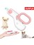 Pembe Köpek Tırnak Makası Küçük Hayvanlar Için Kedi Tırnak Makası LED Işık ile Ev Bakım Aracı Için Köpek Kedi Için En Iyi Kedi Pençe Bakım Seti (Yurt Dışından) 2