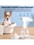 Beyaz Rojeco Otomatik Kedi Sabun Köpük Dağıtıcı Elektrikli Pet Akıllı Banyo Sıvı Sabun ve Şampuan Dispenseri Köpek Duş Dispenseri (Yurt Dışından) 3