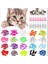 Yeşil Glitter S 20 Adet Renkli Kedi Tırnak Kapakları Yumuşak Kedi Pençesi Yumuşak Paws Ücretsiz Yapışkanlı Tutkal Pet Tırnak Koruyucu Kapak (Yurt Dışından) 5