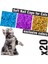 Siyah M 20 Adet - Kediler Için Yumuşak Tırnak Başlıkları + 1x Yapışkan Tutkal + 1x Aplikatör /* Xs, S, M, L, Kapak, Kedi, Pençe, Pençe, Zep */ (Yurt Dışından) 2