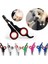 11 Renkli Pet Köpek Kedi Tırnak Makası Profesyonel Kesici Paslanmaz Çelik Bakım Makası Makas Yavru Köpekler Kediler Clipper (Yurt Dışından) 2