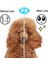 Koyu Mavi 20X7.5Cm Pet Kedi Fırça Köpek Tarak Kendi Kendini Temizleyen Slicker Fırça Kedi Köpek Saçları Karışık Evcil Hayvan Saç Masaj Tarak Kediler Aksesuarları Kaldırır (Yurt Dışından) 5