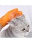 Turuncu Çift Taraflı Silikon Pet Eldiven Kedi Köpek Saç Çıkarıcı Evcil Hayvan Malzemeleri Tarak Epilasyon Fırçası Eldiven Saç Yapıştırma Cihazı (Yurt Dışından) 2