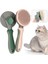 Köpek ve Kedi Için 2-Green-1 Kendi Kendini Temizleyen Slicker Fırça Astarı Kaldırır Karışık Saç Masajları Parçacık Pet Tarak Dolaşımını Artırır (Yurt Dışından) 3
